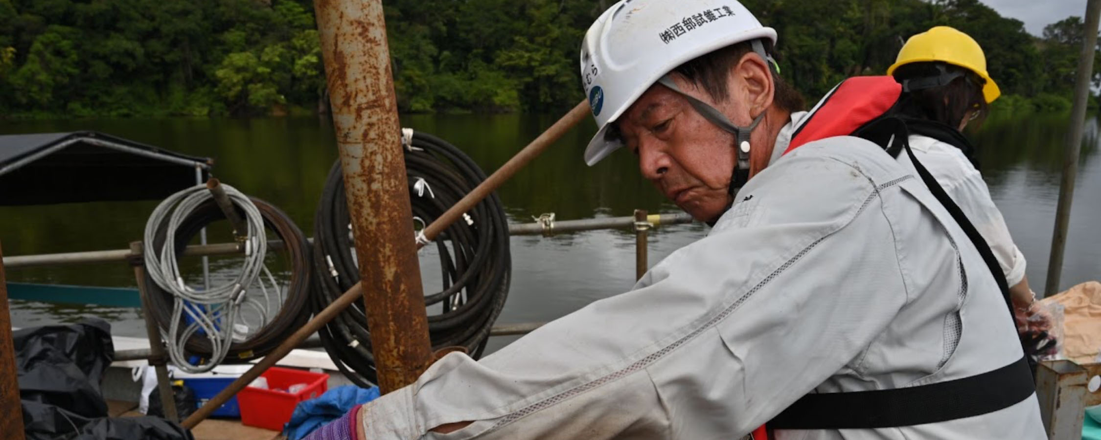 北村 篤実 会長　現場にて
